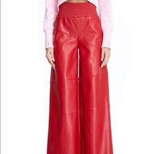 IAMGIA Red Leather Pants